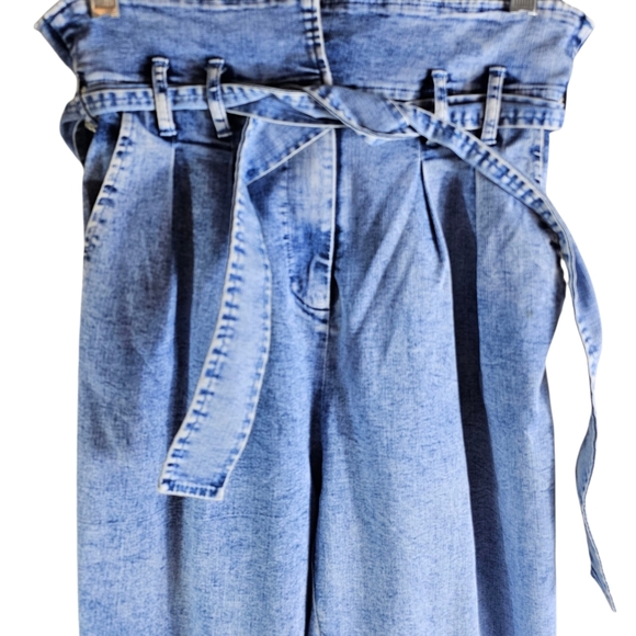 HERA High Waist Paperbag Straight Leg Jeans In S - Picture 3 of 6